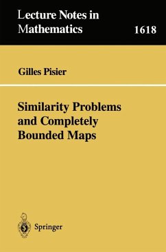 Similarity Problems and Completely Bounded Maps (eBook, PDF) - Pisier, Gilles
