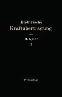 Cover Die elektrische Kraftübertragung (eBook, PDF)