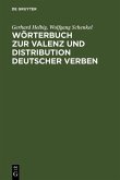 Wörterbuch zur Valenz und Distribution deutscher Verben (eBook, PDF)