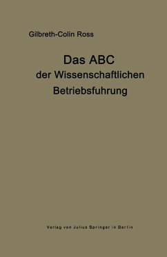 Cover Das ABC der wissenschaftlichen Betriebsführung (eBook, PDF)