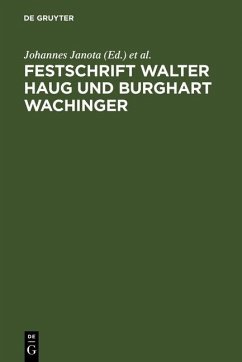 Festschrift Walter Haug und Burghart Wachinger (eBook, PDF)