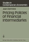 Pricing Policies of Financial Intermediaries (eBook, PDF)
