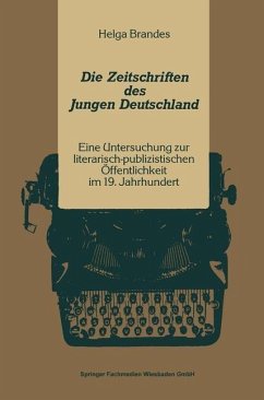 Die Zeitschriften des Jungen Deutschland (eBook, PDF) - Brandes, Helga