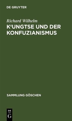 Cover K'ungtse und der Konfuzianismus (eBook, PDF)