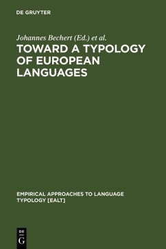 Toward a Typology of European Languages (eBook, PDF)