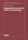 Management-Buyouts und die Theorie der Unternehmung (eBook, PDF)