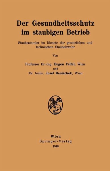Der Gesundheitsschutz im staubigen Betrieb (eBook, PDF)