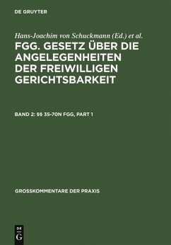 §§ 35-70n FGG (eBook, PDF)