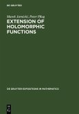 Extension of Holomorphic Functions (eBook, PDF)