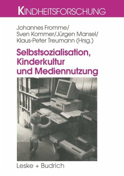 Selbstsozialisation, Kinderkultur und Mediennutzung (eBook, PDF) Cover Selbstsozialisation, Kinderkultur und Mediennutzung (eBook, PDF)