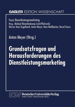 Grundsatzfragen und Herausforderungen des Dienstleistungsmarketing (eBook, PDF)