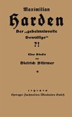 Maximilian Harden! (eBook, PDF) Maximilian Harden! (eBook, PDF)