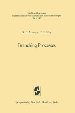Branching Processes (eBook, PDF) - Athreya, Krishna B.; Ney, Peter E.