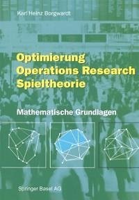 Optimierung Operations Research Spieltheorie (eBook, PDF) - Borgwardt, Karl H.