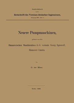 Neuere Pumpmaschinen (eBook, PDF) - TerMeer, Gustav