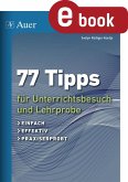77 Tipps für Unterrichtsbesuch und Lehrprobe (eBook, PDF)