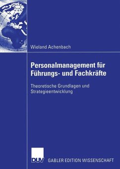 Cover Personalmanagement für Führungs- und Fachkräfte (eBook, PDF)