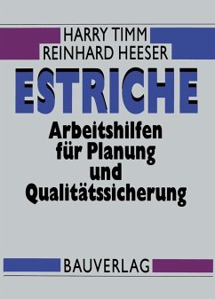 Estriche (eBook, PDF) - Timm, Harry; Heeser, Reinhard