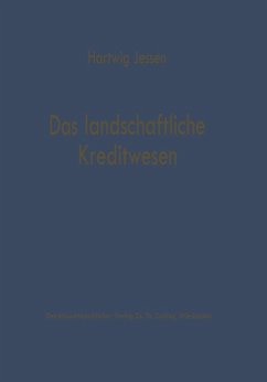 Das landschaftliche Kreditwesen (eBook, PDF) - Jessen, Hartwig
