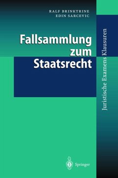 Fallsammlung zum Staatsrecht (eBook, PDF) - Brinktrine, Ralf; Sarcevic, Edin