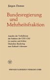 Mehrheitsfraktion und Bundesregierung (eBook, PDF)