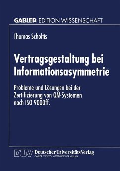 Vertragsgestaltung bei Informationsasymmetrie (eBook, PDF)