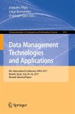 Data Management Technologies and Applications (eBook, PDF)