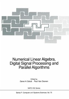 Numerical Linear Algebra, Digital Signal Processing and Parallel Algorithms (eBook, PDF)