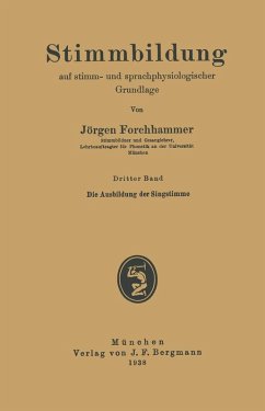 Die Ausbildung der Singstimme (eBook, PDF) - Forchhammer, Jörgen