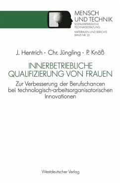 Innerbetriebliche Qualifizierung von Frauen (eBook, PDF) - Jüngling, Christiane; Knöß, Petra