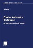 Privater Verbrauch in Deutschland (eBook, PDF)