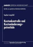 Kostenkontrolle und Kostenänderungspotentiale (eBook, PDF)