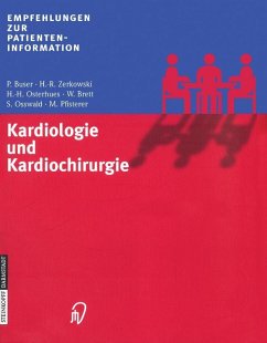 Kardiologie und Kardiochirurgie (eBook, PDF) - Buser, P.; Zerkowski, H. -R.; Osterhues, H. -H.; Brett, W.; Osswald, S.; Pfisterer, M.