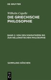 Von den Sokratikern bis zur hellenistischen Philosophie (eBook, PDF)