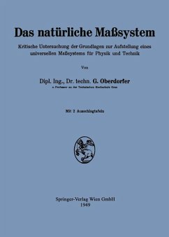 Das natürliche Maßsystem (eBook, PDF) - Oberdorfer, Günther