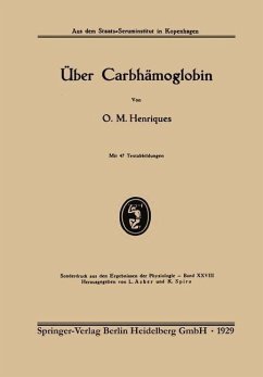 Über Carbhämoglobin (eBook, PDF) - Henriques, O. M.