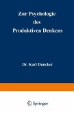 Zur Psychologie des produktiven Denkens (eBook, PDF)