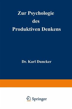 Cover Zur Psychologie des produktiven Denkens (eBook, PDF)