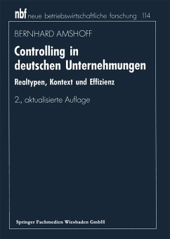Controlling in deutschen Unternehmungen (eBook, PDF) - Amshoff, Bernhard