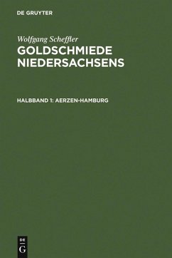 Cover Goldschmiede Niedersachsens (eBook, PDF)
