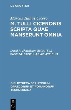 Cover Epistulae ad Atticum (eBook, PDF)