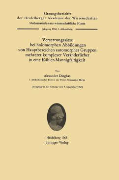 Cover Verzerrungssätze bei holomorphen Abbildungen von Hauptbereichen automorpher Gruppen mehrerer komplexer Veränderlicher in eine Kähler-Mannigfaltigkeit (eBook, PDF)