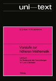 Vorstufe zur höheren Mathematik (eBook, PDF)