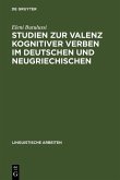 Studien zur Valenz kognitiver Verben im Deutschen und Neugriechischen (eBook, PDF)