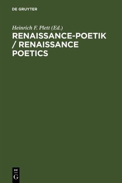 Cover Renaissance-Poetik / Renaissance Poetics (eBook, PDF)