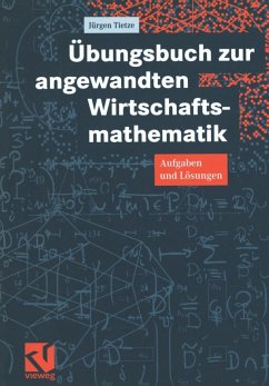 Cover Übungsbuch zur angewandten Wirtschaftsmathematik (eBook, PDF)