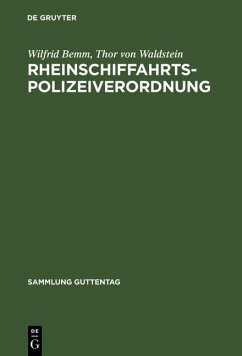 Cover Rheinschiffahrtspolizeiverordnung (eBook, PDF)