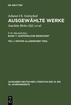 Ausführliche Redekunst. Erster Allgemeiner Theil (eBook, PDF) - Gottsched, Johann Christoph