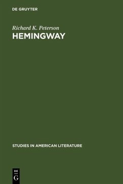 Hemingway (eBook, PDF) - Peterson, Richard K.