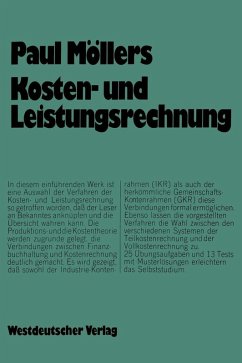 Kosten- und Leistungsrechnung (eBook, PDF) - Möllers, Paul